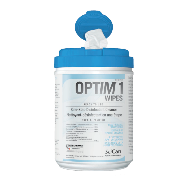 OPTIM 1 Wipes - CA  160/Can #SCI1W12 (COLTENE/SciCan)