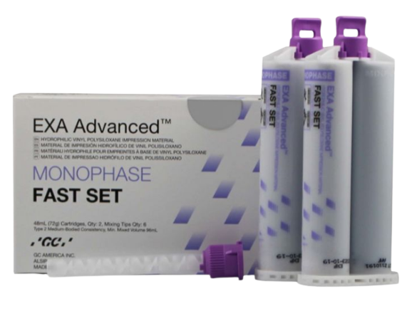GC America EXA  Advanced Fast Set Monophase Refill 2x48ml+6 Tips #137112