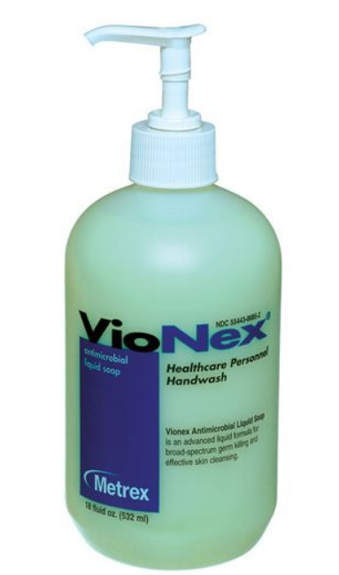 Metrex VioNex™ Antimicrobial 18oz Liquid Soap Bottle with Pump #MET11-1518