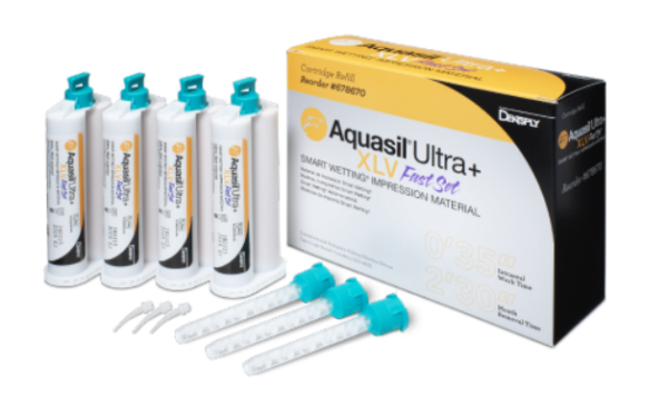 Dentsply Aquasil Ultra+ Medium Fast Set 4x50ml +12tips #678674