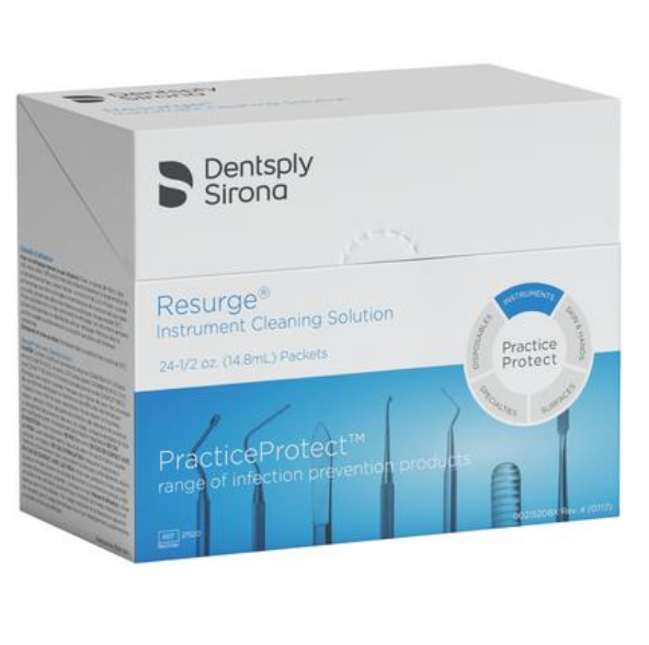 Dentsply Sultan, ReSURGE, Instrument Cleaning Solution, 14.8ml, 24/Packets #21520